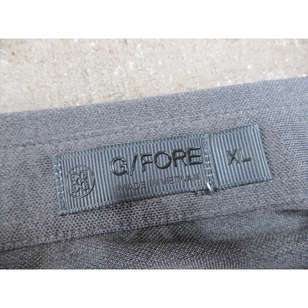 G/FORE Polo Shirt Mens XL Gray Performance Golf Essential Pique Stretch - Picture 4 of 10
